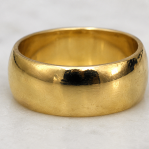 14ct Yellow Gold Wide Band Ring