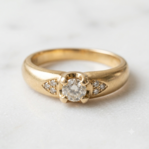18 Carat Yellow Gold Diamond Ring
