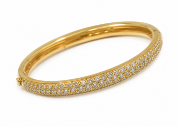 Gold & Diamond Bangle